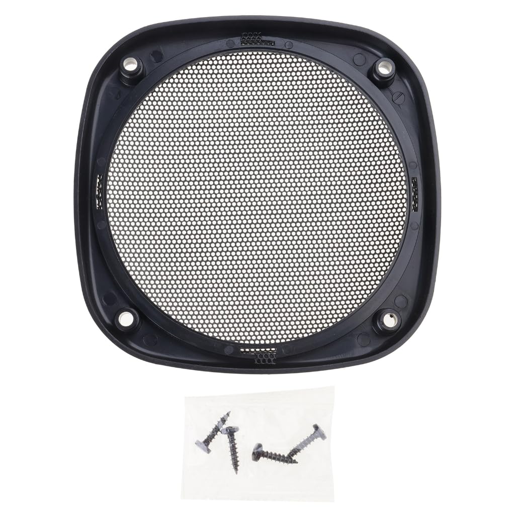 Elnwnnkc 4/5inch Square Speakers Conversion Net Covers Car Home Sound Decorative Iron Meshing Grille Protective Speakers