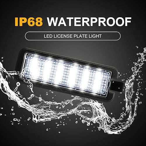 Miniatura 6 de Luces LED para matrícula compatibles con Dodge Charger Challenger Chrysler 300 2015-2023, luz de matrícula de repuesto