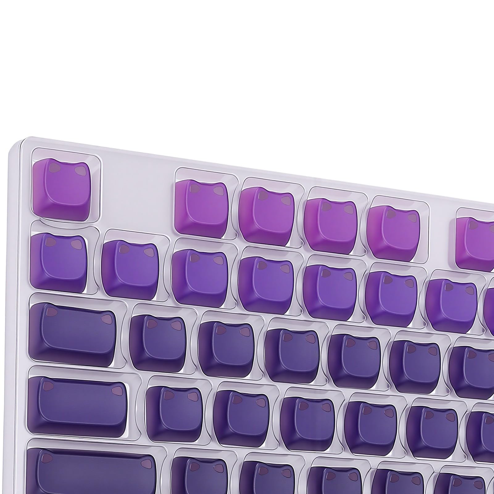 Sorandy PBT Keycaps Cat Shape 113 Tasti Set (Tipo B)