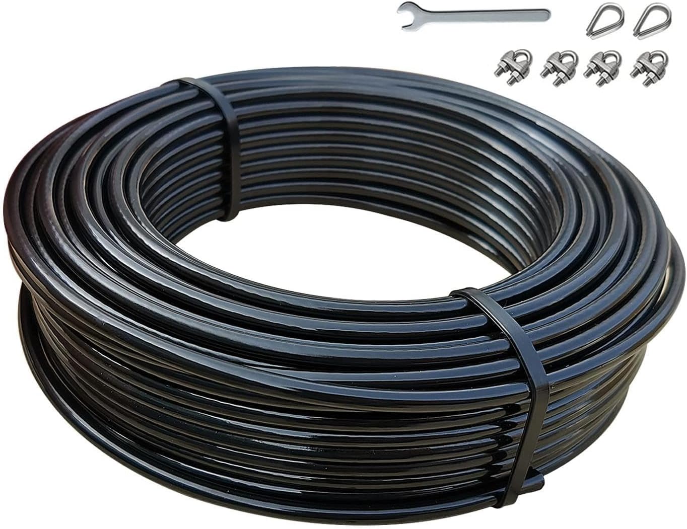 KORIKAHM Replacement Cables for Home Gym, 65.6/98.4 Ft Fitness Pulley Cable, ...