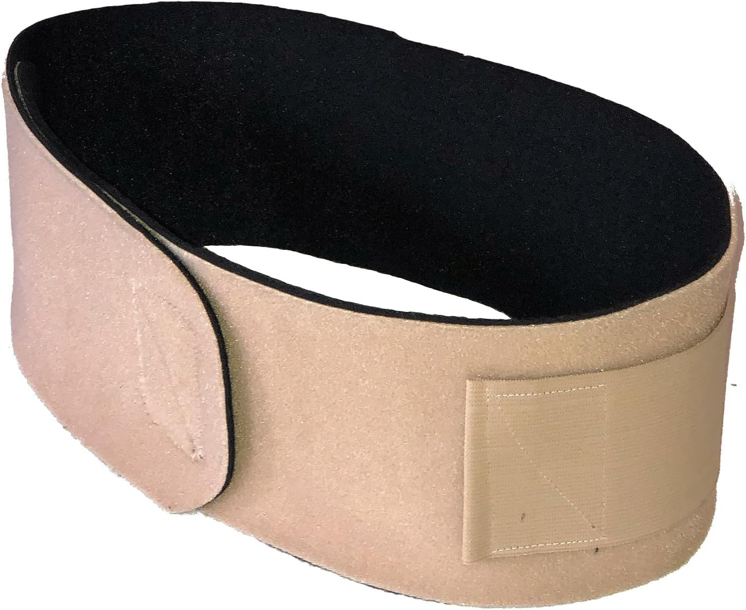 CABEA Flip-It Reversible Black and Beige Pelvic Support Belt a Belly Band for Men Women Pregnancy Postpartum Everyday