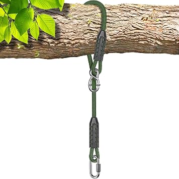 SELEWARE 6ft Tree Swing Rope, Adjustable Hammock Straps Hanging Kit