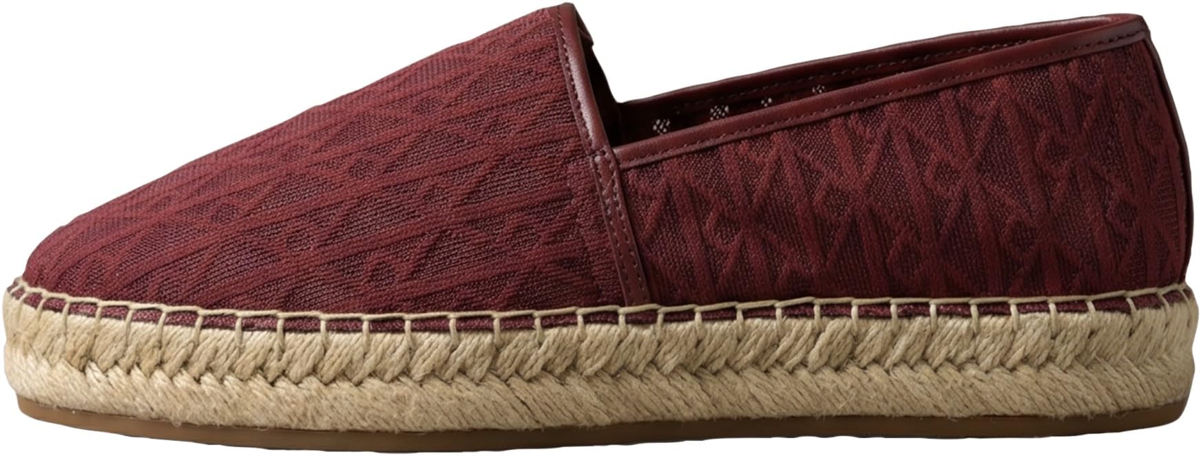 Calvin Klein Women's Espadrille AOP Spacer Mesh HW0HW03032 Espadrilles, RED (Rhubarb), 3.5
