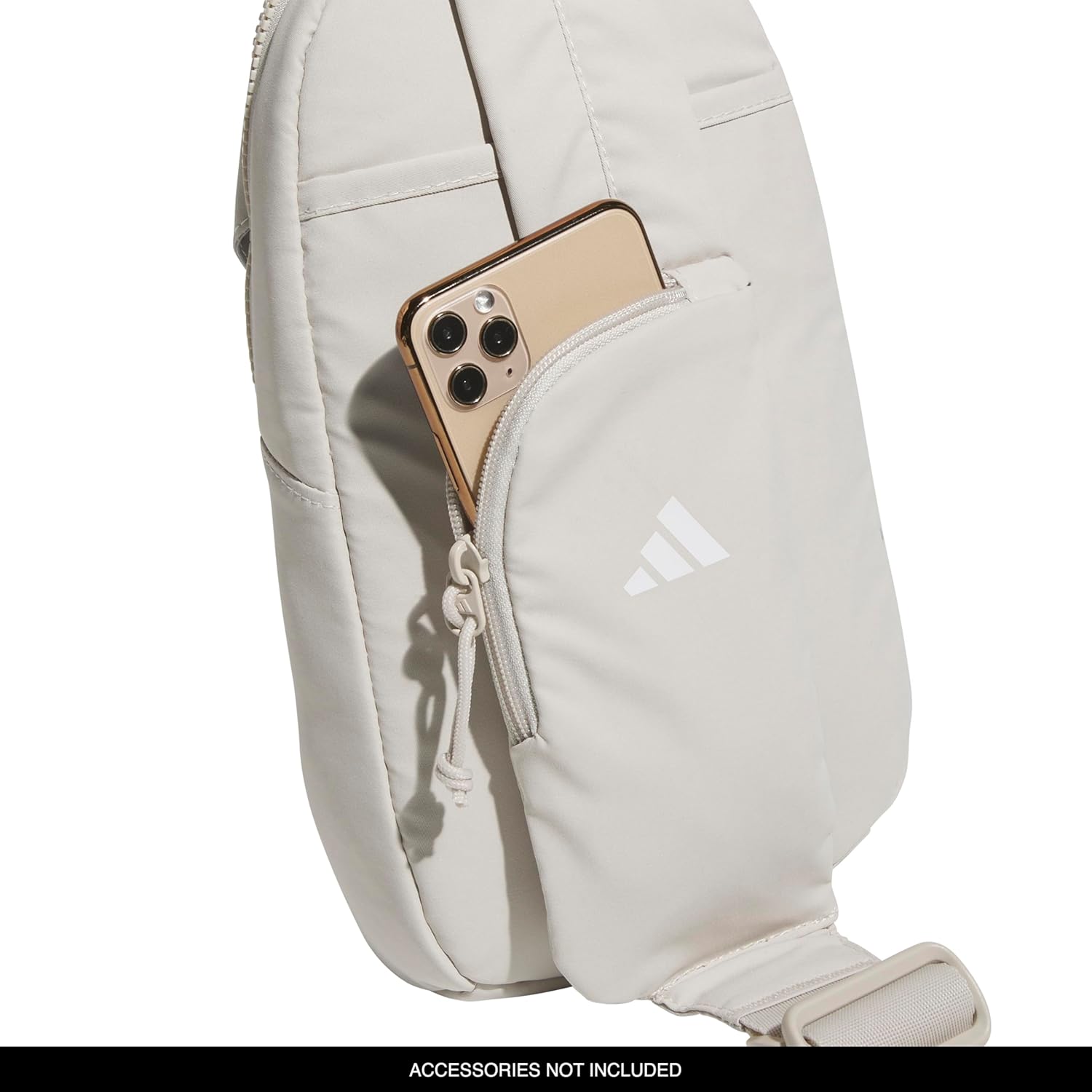 adidas Essentials 3 Sling Crossbody Bag (5L), Wonder Alumina Grey, One Size - Image 8