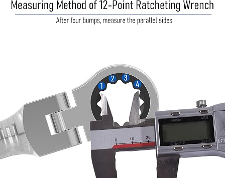 1/4 Inch Flex Head Ratcheting Combination Wrench SAE
