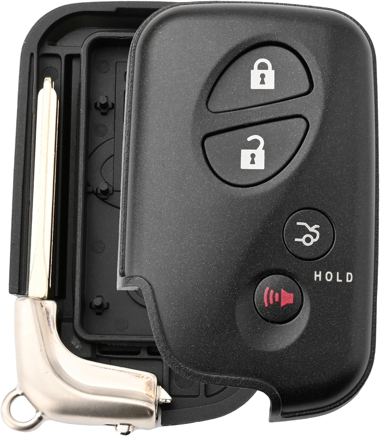 HYQ14ACX Key Fob Shell Case Compatible with CT200h ES350 GS300 GS350 GS430 GS450h GS460 is F IS250 IS350 LS460 LS600h 2PCS