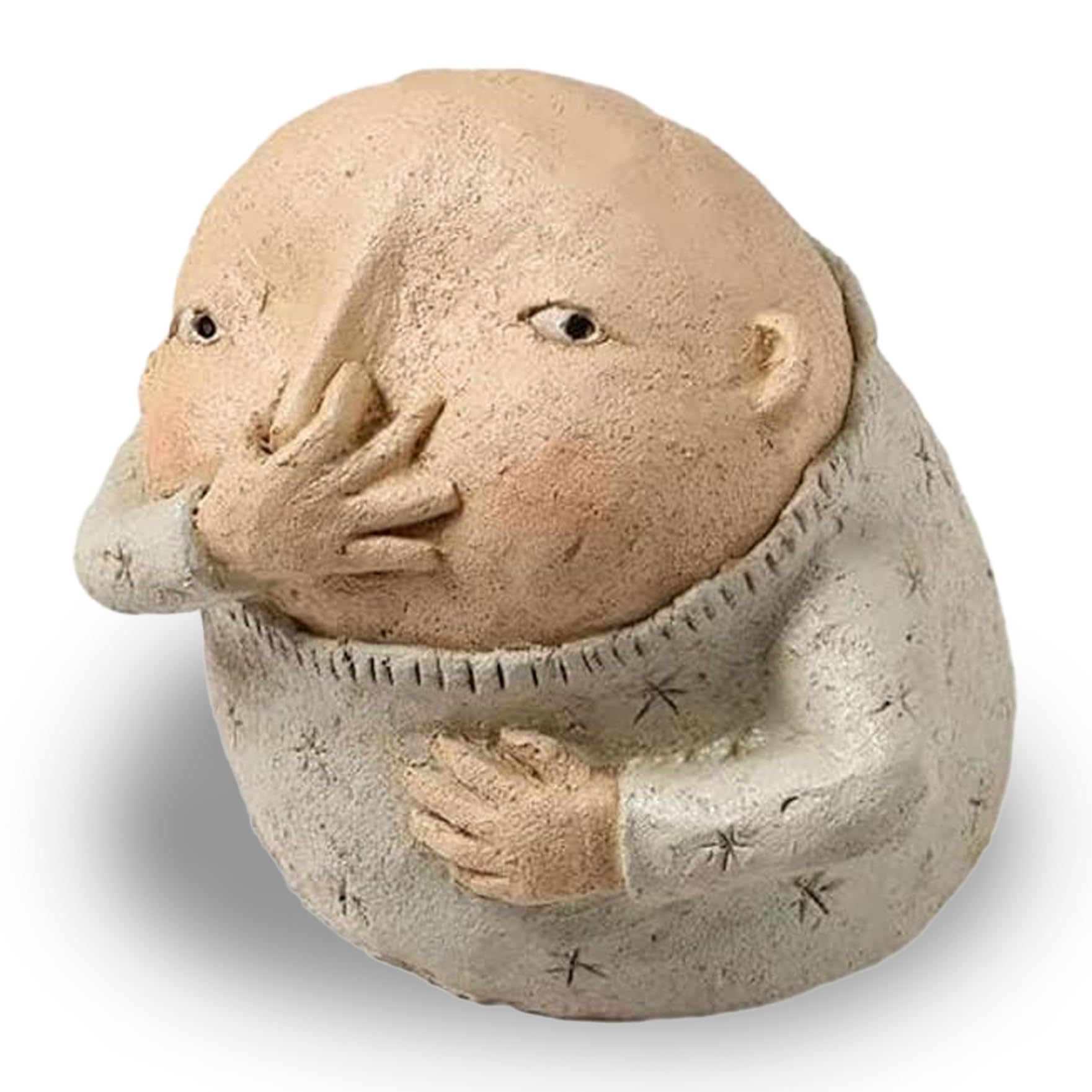 Fkngcp Boys Holding Nose Bathroom Statue Funny S Bathroom Decor Statues: Holding Nose Cute Sculpture Decoration For Shelf Sitters Home Toiletfunny Statue