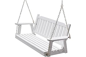 Swinging to Serenity: Premium Wooden Porch Swing for Outdoor Bliss