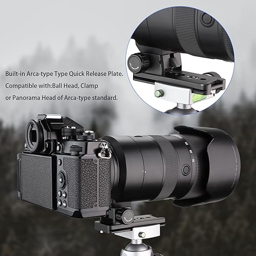 Miniatura 2 de Haoge LF-Z72 - Pie de repuesto para lente Nikon NIKKOR Z 2.756-7.874 in f2.8 VR S (montaje z), anillo de montaje en trípode de cuello z100-15.748