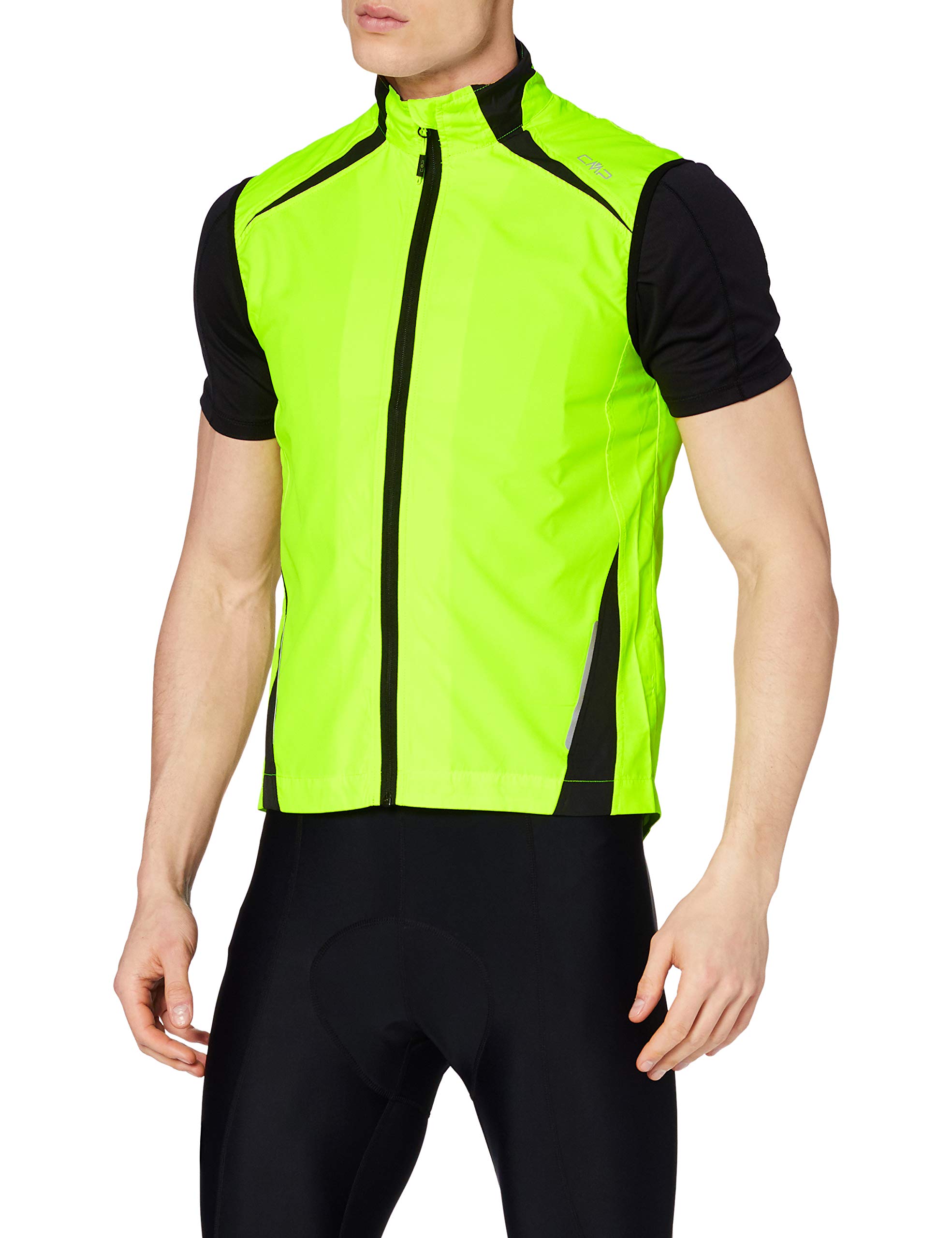 CMP Men's Gilet, Men, Waistcoat, Weste, Yellow Fluo