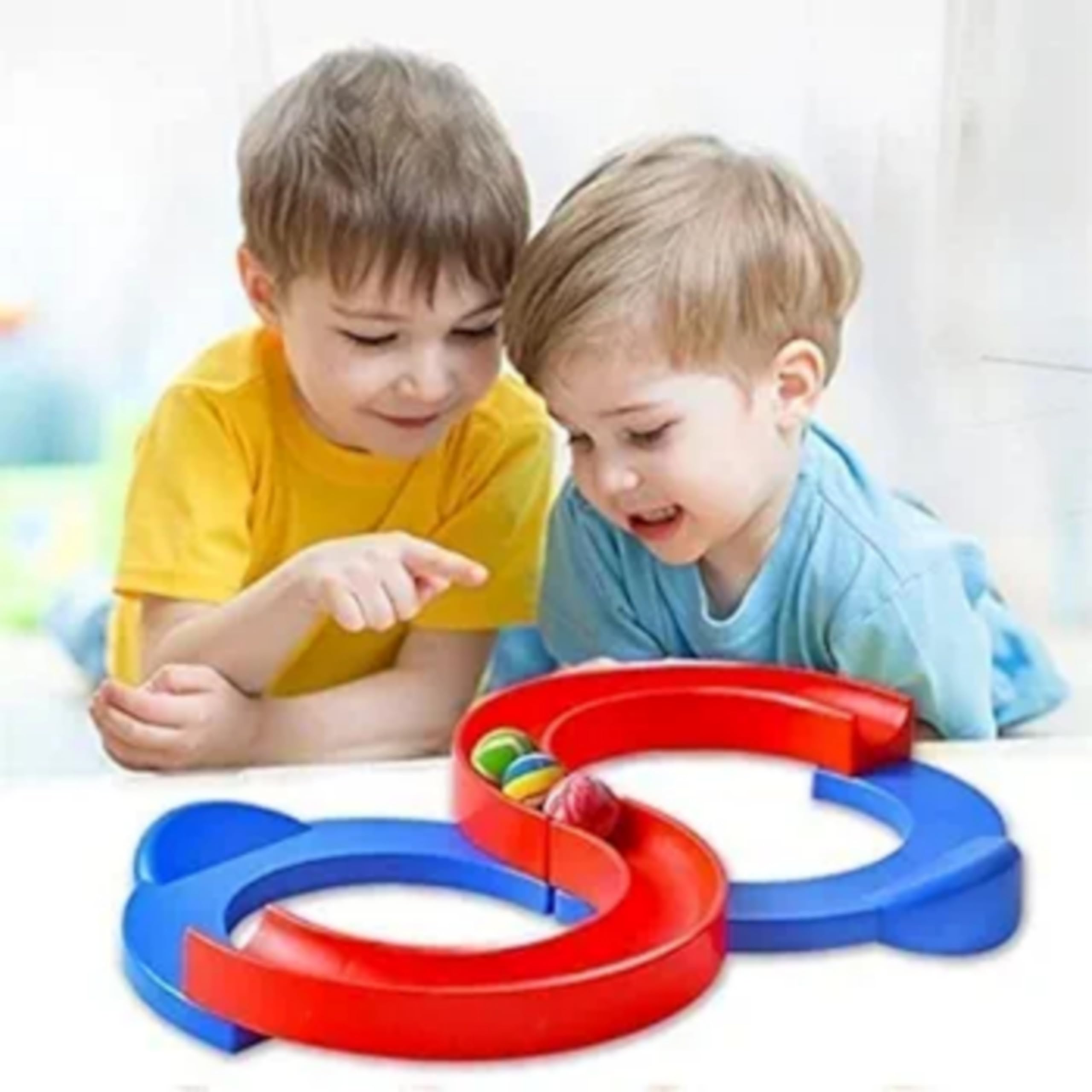 Ball track Loop Balance Toy Ball Game for Kids, Multicolour indor games, outdor game toys,toy for girls, toy for boys, pack of 1-image-32
