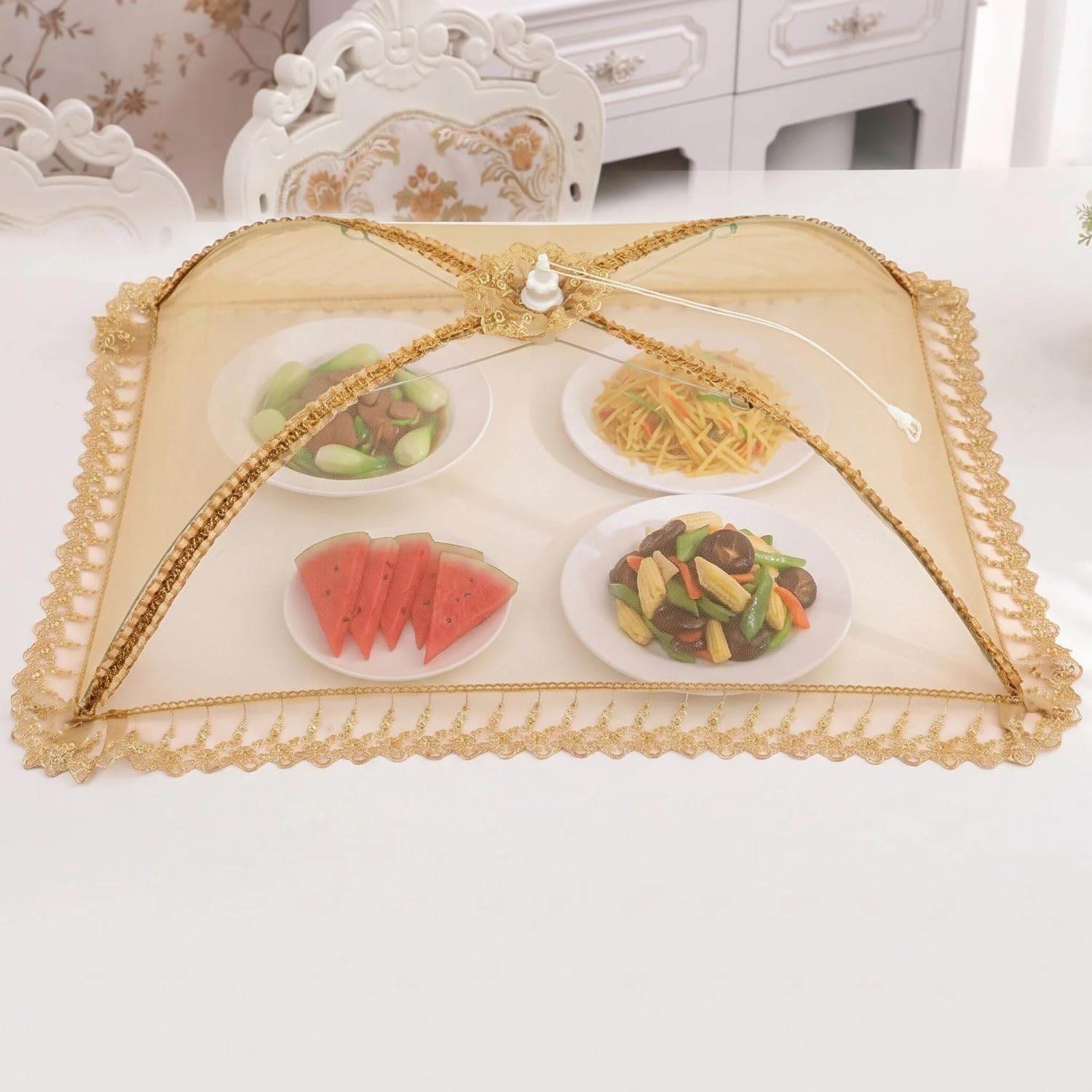 Food Cover, Food Tent, Pop-up Food Nets, Mesh Food Covers for Outside,Picnic Accessories, Food Covers for Outside,Food Domes