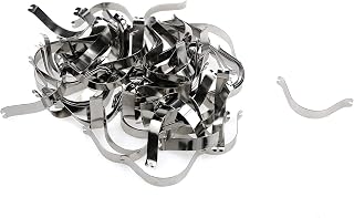 100pcs Picture Frame Spring Clips Stainless Steel Picture Frame Spring Retaining Clips for Photo Frame Hanging Tools