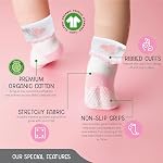 Cotton Baby Socks 0–6 Months, 12 Pairs Infant Socks Newborn Socks Non Slip Unisex Soft Hypoallergenic Breathable Gentle On Baby Skin Comfortable Daily Wear Essentials