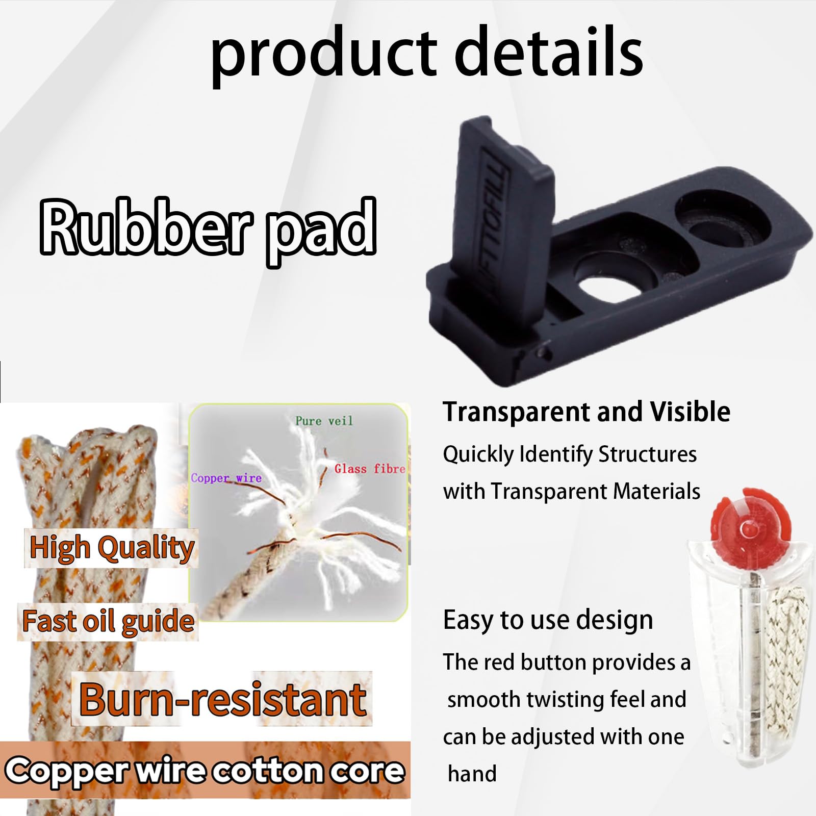 Kit De Réparation Complet Pour Briquets à Essence - Pierres à Feu, Mèches, Ressorts Et Accessoires - Annyswit