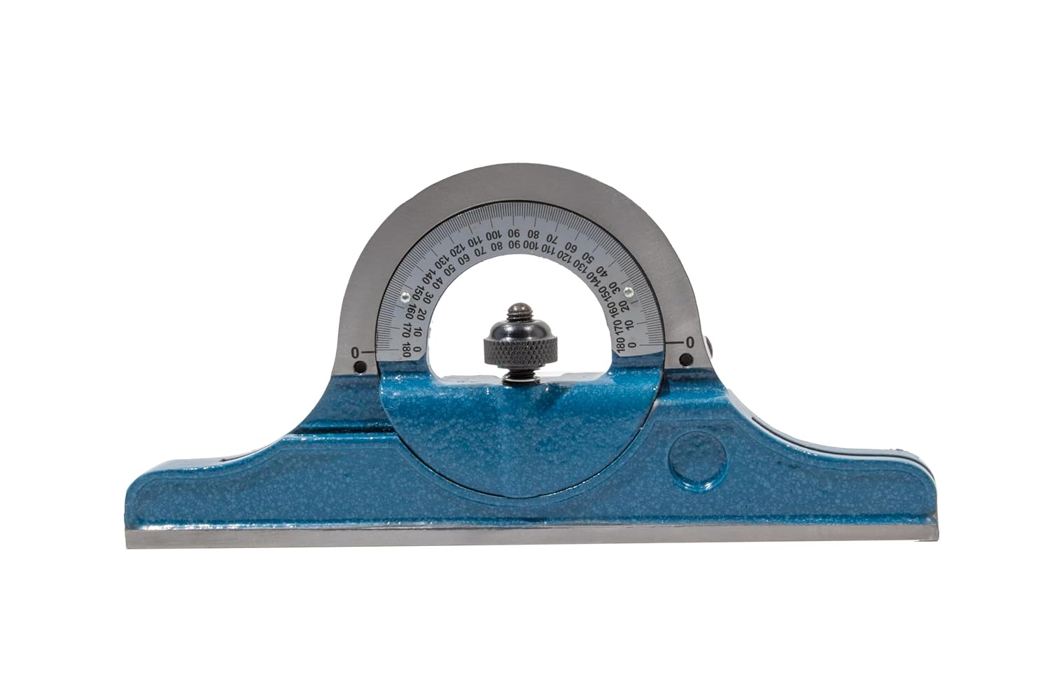 PEC Tools Protractor Head for 12 Inch or Larger Blades, Combination Square Component, Cast Iron with Powder-Coat Finish, PEC Trusted by Professionals Since 1960