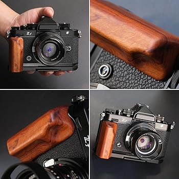 Amazon.co.jp: [恵＼イーサン] Nikon ZF 専用 ハンドグリップメタル 檀