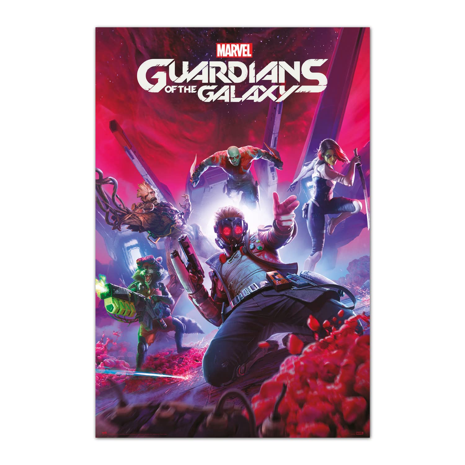 Grupo Erik Poster Marvel Guardians Of The Galaxy - 36 x 24 inches / 91.5 x 61 cm - Shipped Rolled Up - Cool Posters, Art Poster, Wall Posters & Prints