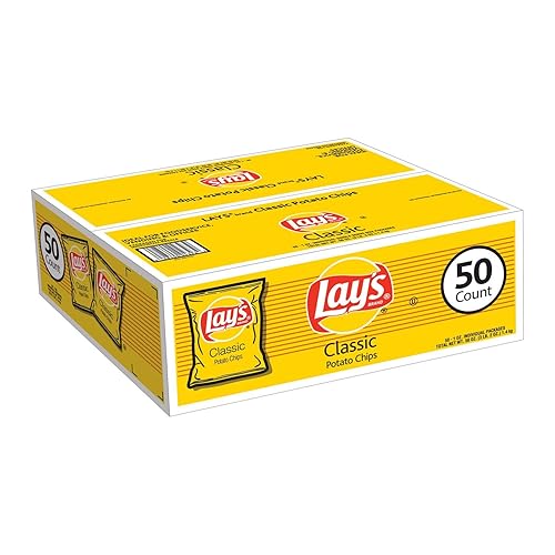Lay's Classic Papas fritas (bolsas de 1 onza, 50 unidades) (paquete de 6)