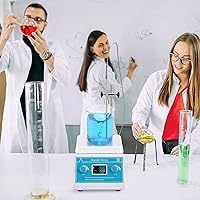 Vista 7 de Slendor Magnetic Stirrer 5000ml Hotplate Mixer 2000 RPM Hot Plate Max 300℃/572℉ Lab Heating Plate Stirrers with LED Digital Display, Stir Bar, Temp