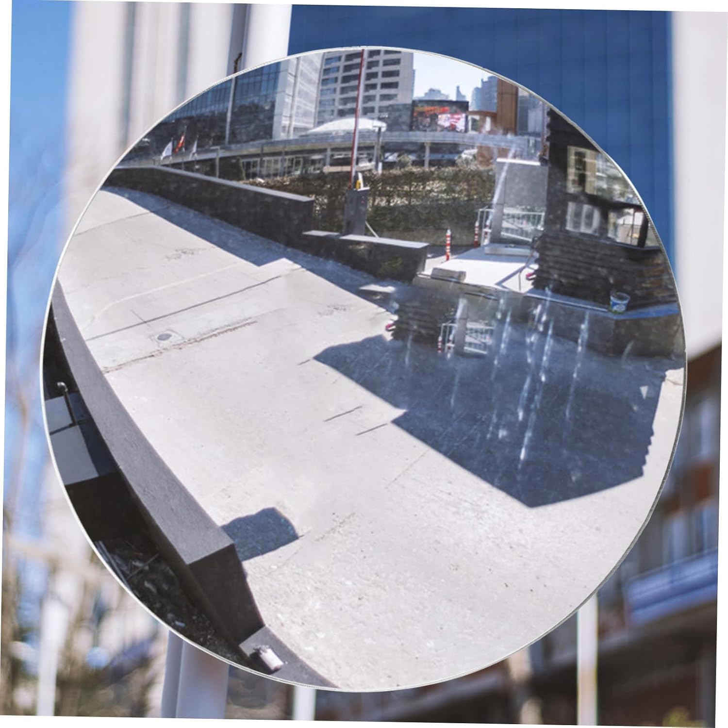 Cabilock Safety Convex Mirror Lens Wide Angle Traffic and Security Mirror for Blind Spots for Indoor and Outdoor Use Stores Garages and Driveways
