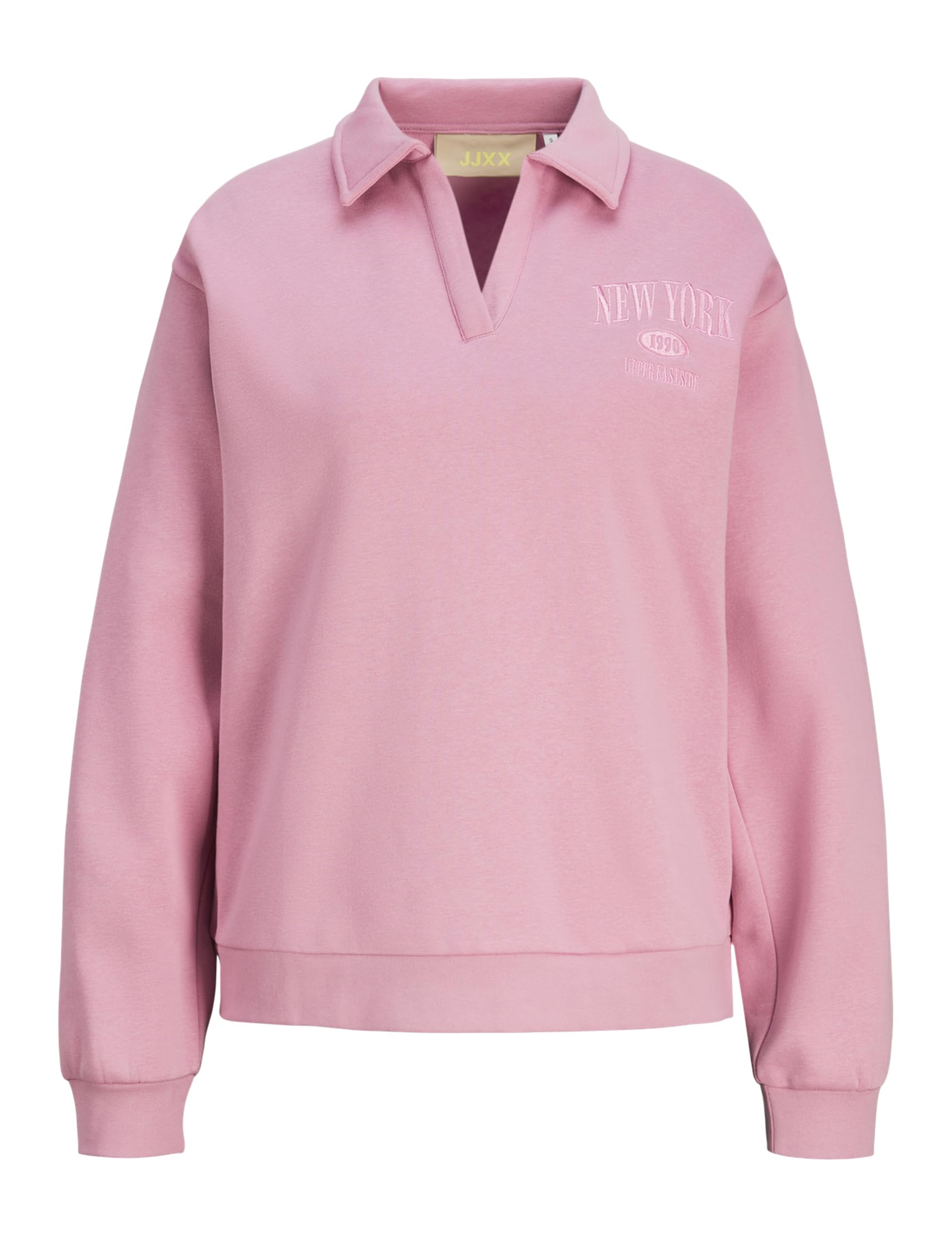 JJXX Women's Jxpallas RLX Ls Vneck Sweat SWT Sweatshirt, Moonlite Mauve, M