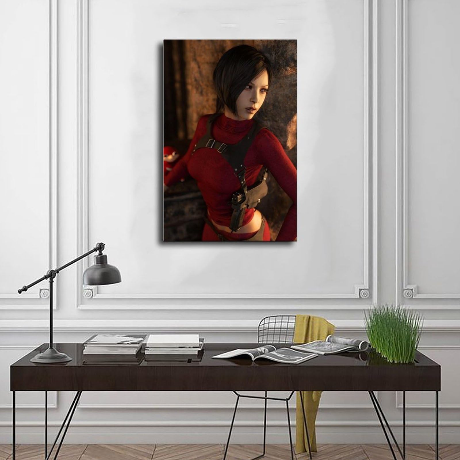 Poster Sur Toile Resident Evil Ada Wong - Décoration Murale 30x45 Cm Sans Cadre