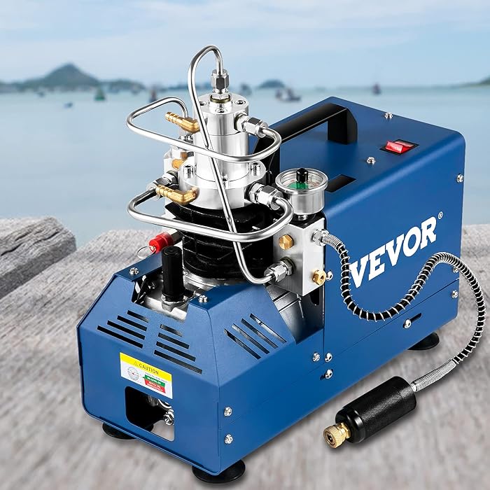 Buy VEVOR High Pressure Compressor, 4500PSI/30MPA/300BAR High Pressure Air Compressor, 1800W