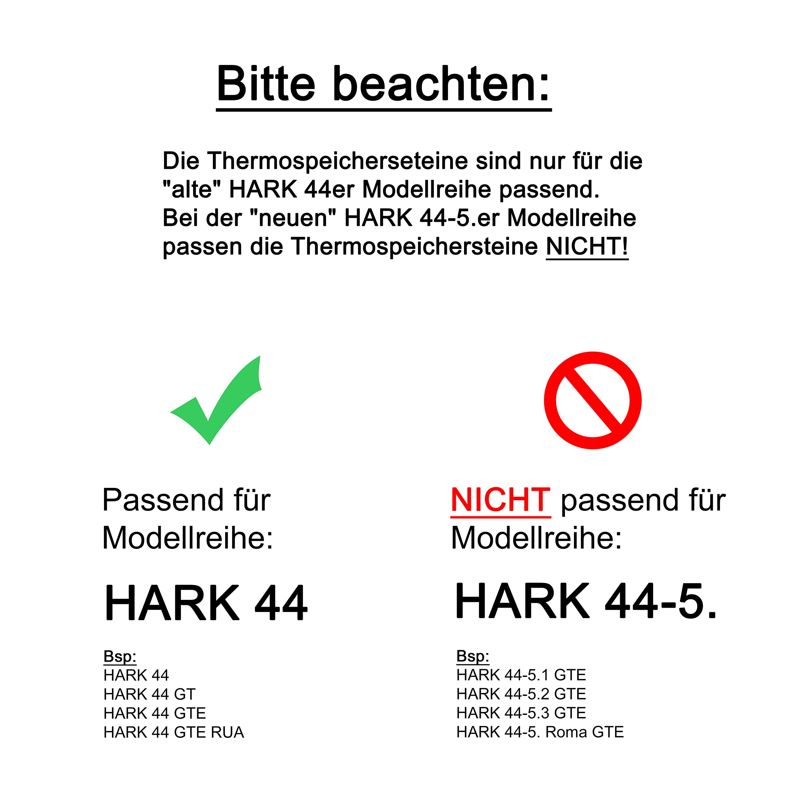 HARK 6x Thermospeichersteine für Kaminöfen
