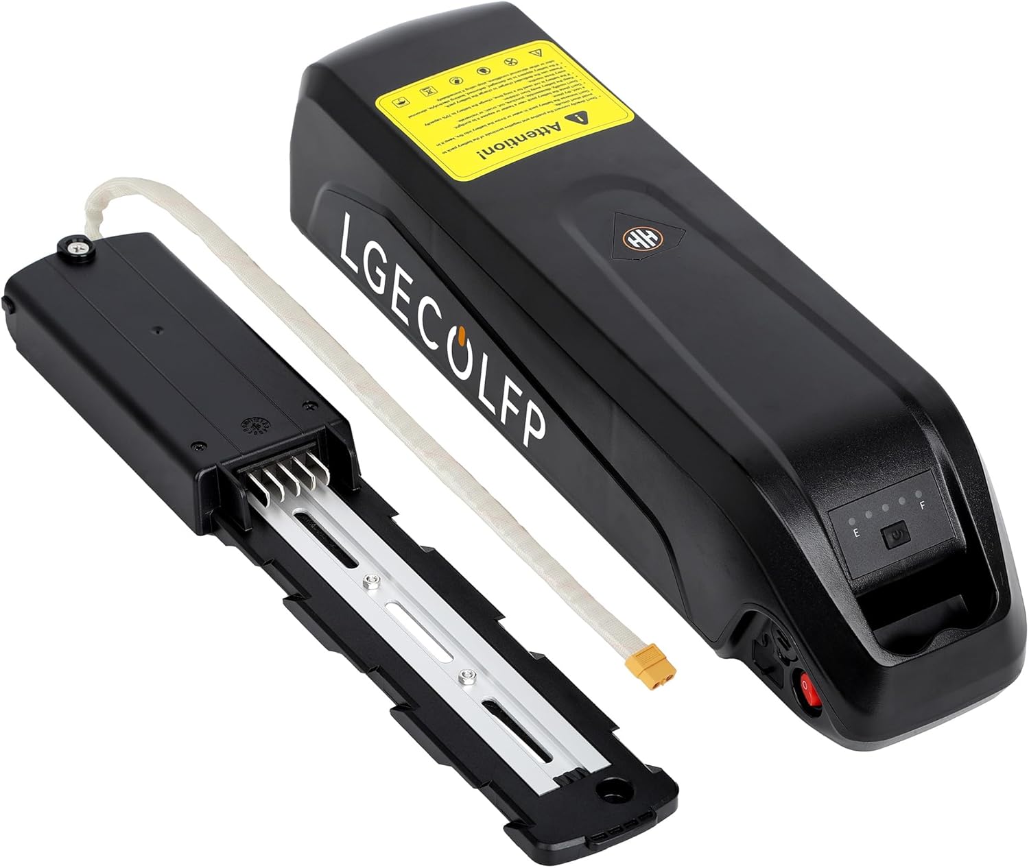 36V 10Ah Lithium Battery Pack with USB Port 30A BMS for 36V Controller 750W Motor
