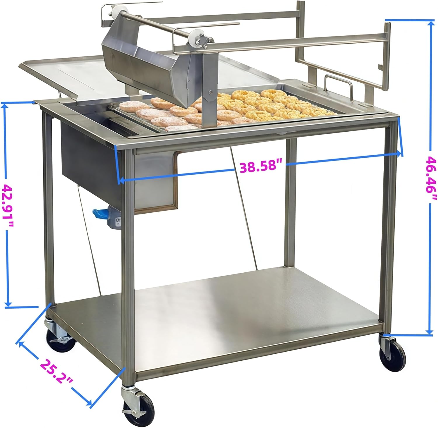 Kolice Doughnut glaze machine, Stainless Steel Donut Glazing, Donut Decorating Machine, doughnut glaze, Commercial Glazing Dipper for Donut Shops and Bakeries