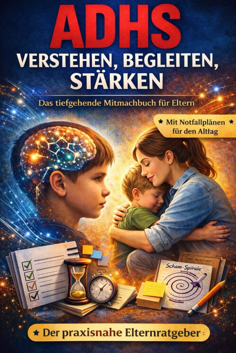 ADHS verstehen, begleiten, stärken: Das tiefgehende Mitmachbuch für Eltern - Mit Notfallplänen für den Alltag und praxiserprobten Strategien (Überforderte Eltern - Verstehen. Begleiten. Stärken)