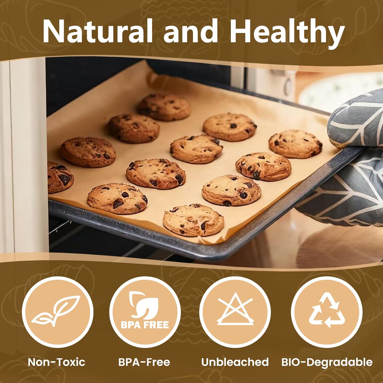 Inches Half Sheet Unbleached Parchment Paper Sheets, Ft Precut Parchment