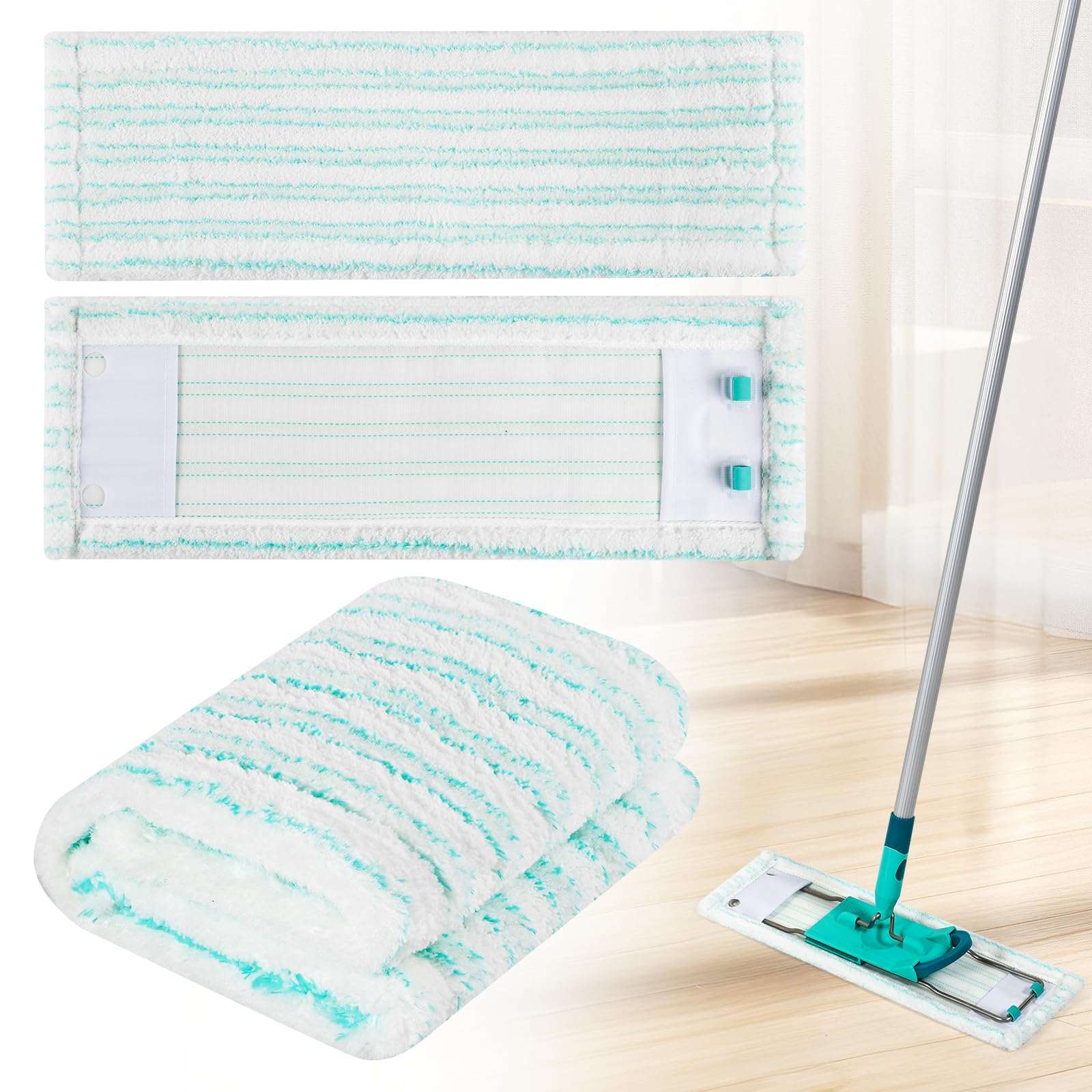 Profi XL Micro Duo / Profi XL Cotton Plus wszystkie trzonki mopa do podłóg, nakładka do mopa Leifheit