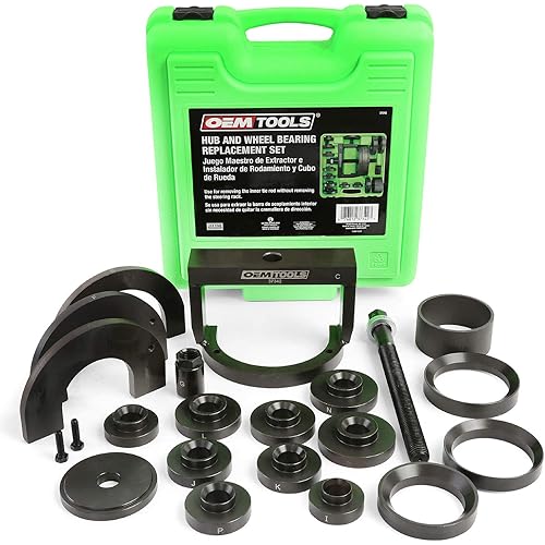 OEMTOOLS 37342 Master Wheel Bearing Removal Tool, Wheel Bearing Installer Kit Fits Most Vehicles, Self-Centering Design, Front, Rear, and All-Wheel Drive
