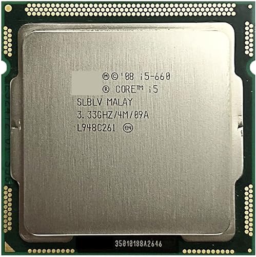 CPU Core I5-660 I5 660 3.3 GHz Procesador CPU de doble núcleo 4M 73W LGA 1156 Responsive y potente