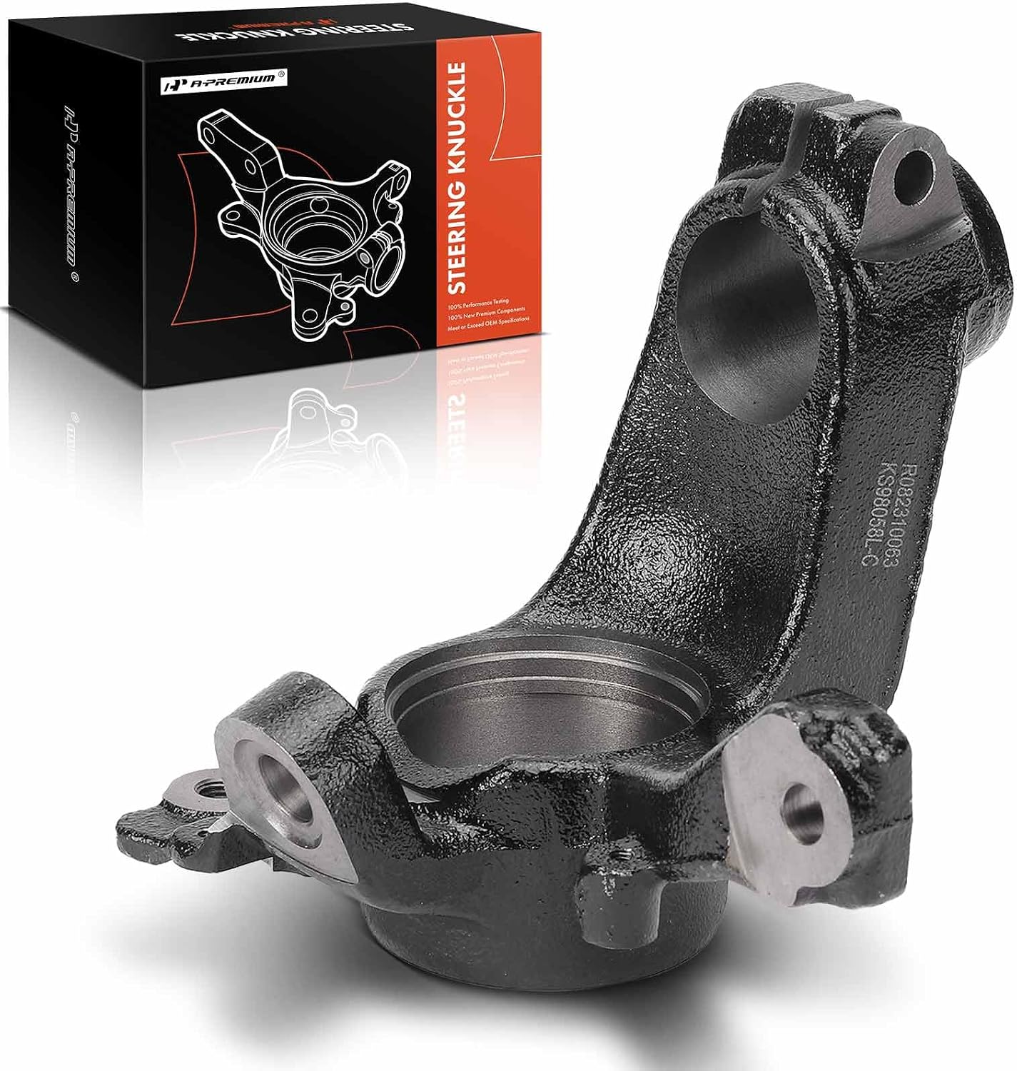A-Premium Front Right Suspension Steering Knuckle Compatible with Volkswagen Jetta 1999-2005, Golf 2000-2006, Beetle 1999-2010, Passenger Side