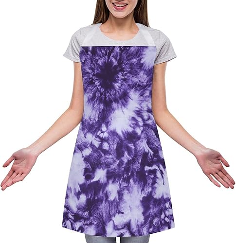 Miniatura 3 de Divertido delantal ajustable para mujeres y hombres con 2 bolsillos para cocinar, hornear, jardinería, chef dibujo