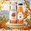 Exotic Leaf Sea Buckthorn Juice 300ml | Himalayan Sea Buckthorn Berry Juice | Natural Vitamin C | Omega 3 6 7 9 | Antioxidant Fruit Juice | Makes 50 Glasses | Immunity, Skin Glow & Gut Health Support gallery image