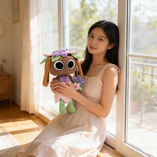 YIttings Dandy's World Plush, 10.6 inch Squirm from Dandys World Plushies Toys, Soft Stuffed Figure Doll for Fans, Stuffed Horror Game Figure Toy for Kids Boys Girls and Adult (Cosmo) - 5