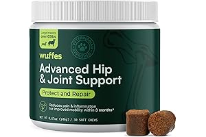 Wuffes Chewable Dog Hip and Joint Chews for Large Breeds