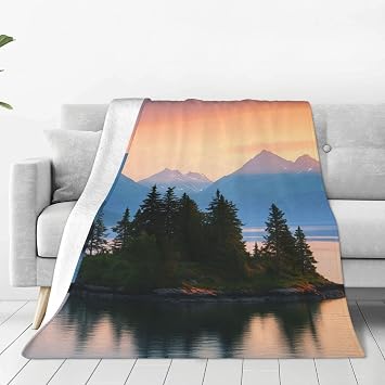 Throw Blanket for Couch or Bed Soft & Warm Plush Flannel Blanket Wild Goose Island Throw Blankets Lightweight Fuzzy Decorative Blankets Ultra-Soft Micro Throw for Bedroom Sofa Bed Home Decor