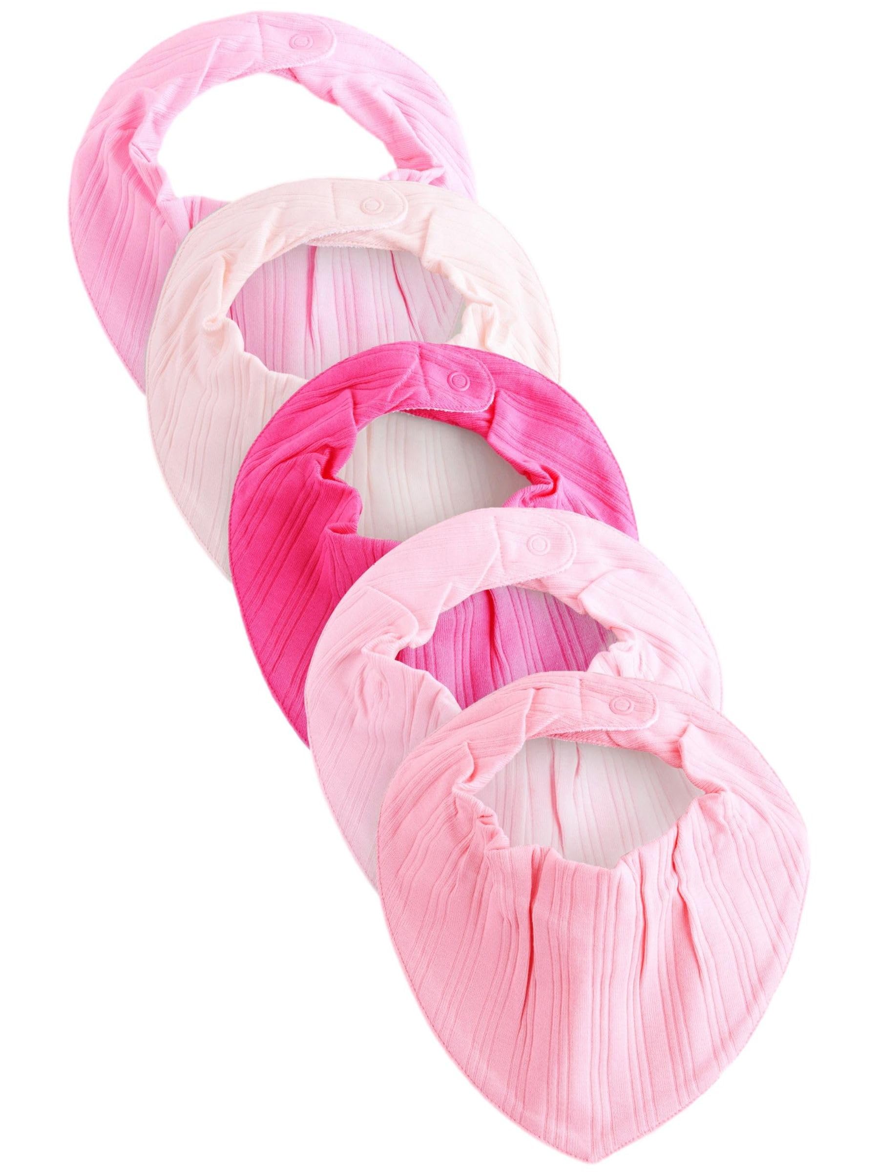 NEXT Bébé fille Bavoirs dentition 100% coton lot de 5