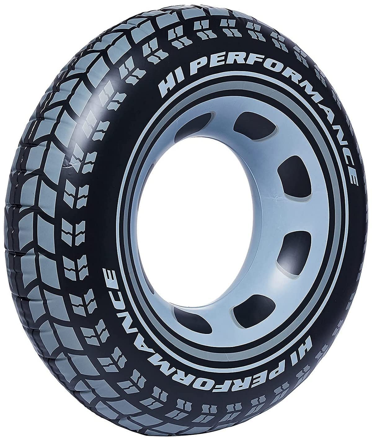 VMITRA Inflatable Swim Ring Giant Tyre Shaped Swimming Float Tube 36 Inch (Multi Color) (Pack of 1)