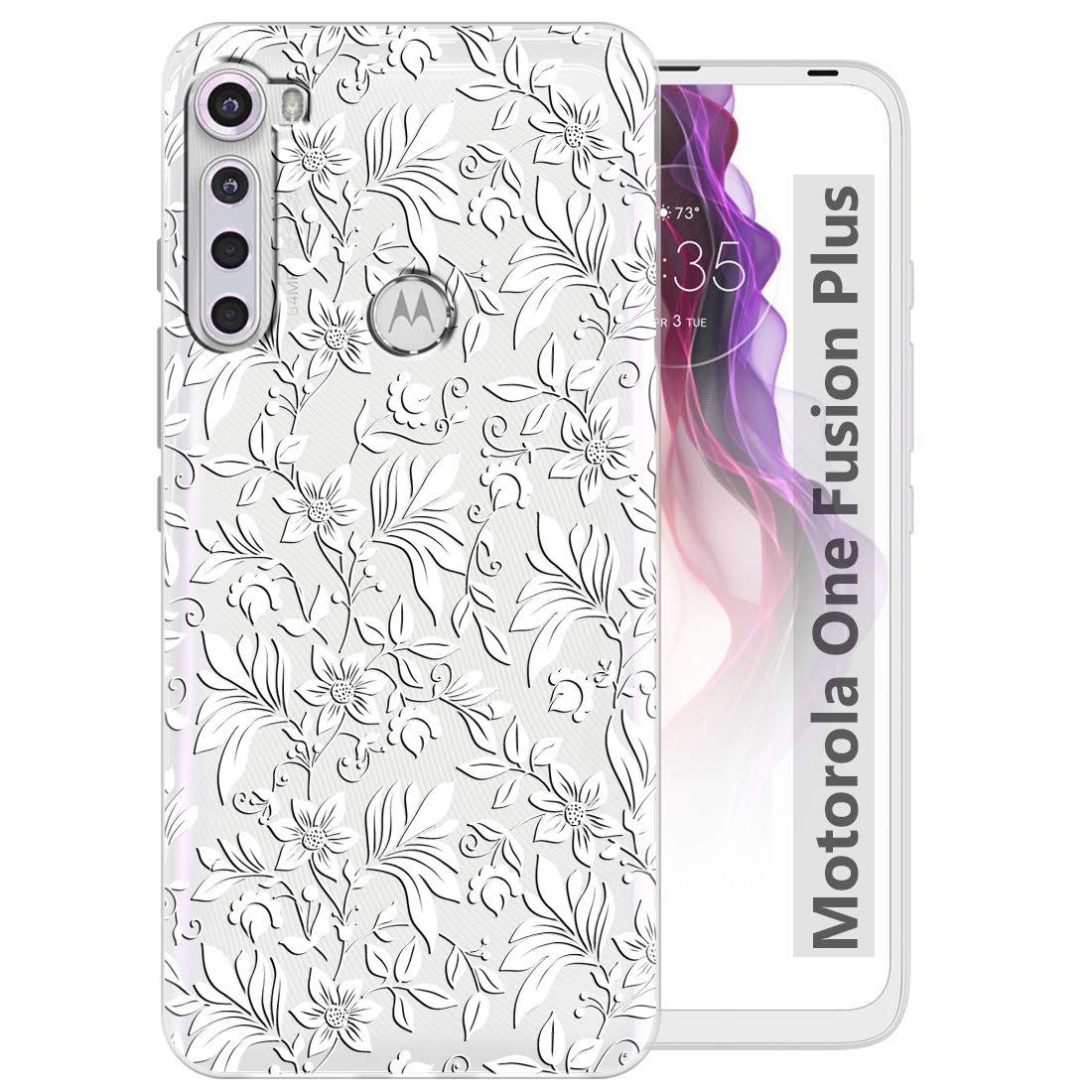 Fashionury Transparent Designer Printed Soft Back Cover for Motorola One Fusion Plus -V166 (B08DHH7DZT) Amazon Price History, Amazon Price Tracker