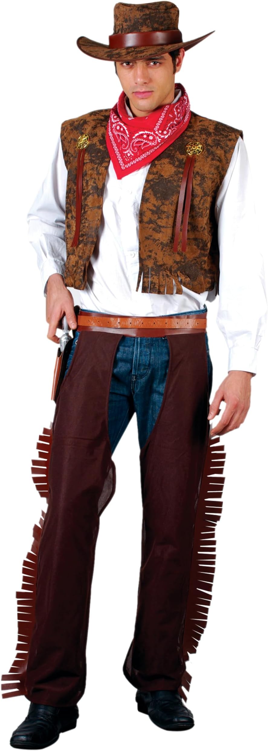 Adult Men's Western Cowboy Fancy Dress Costume