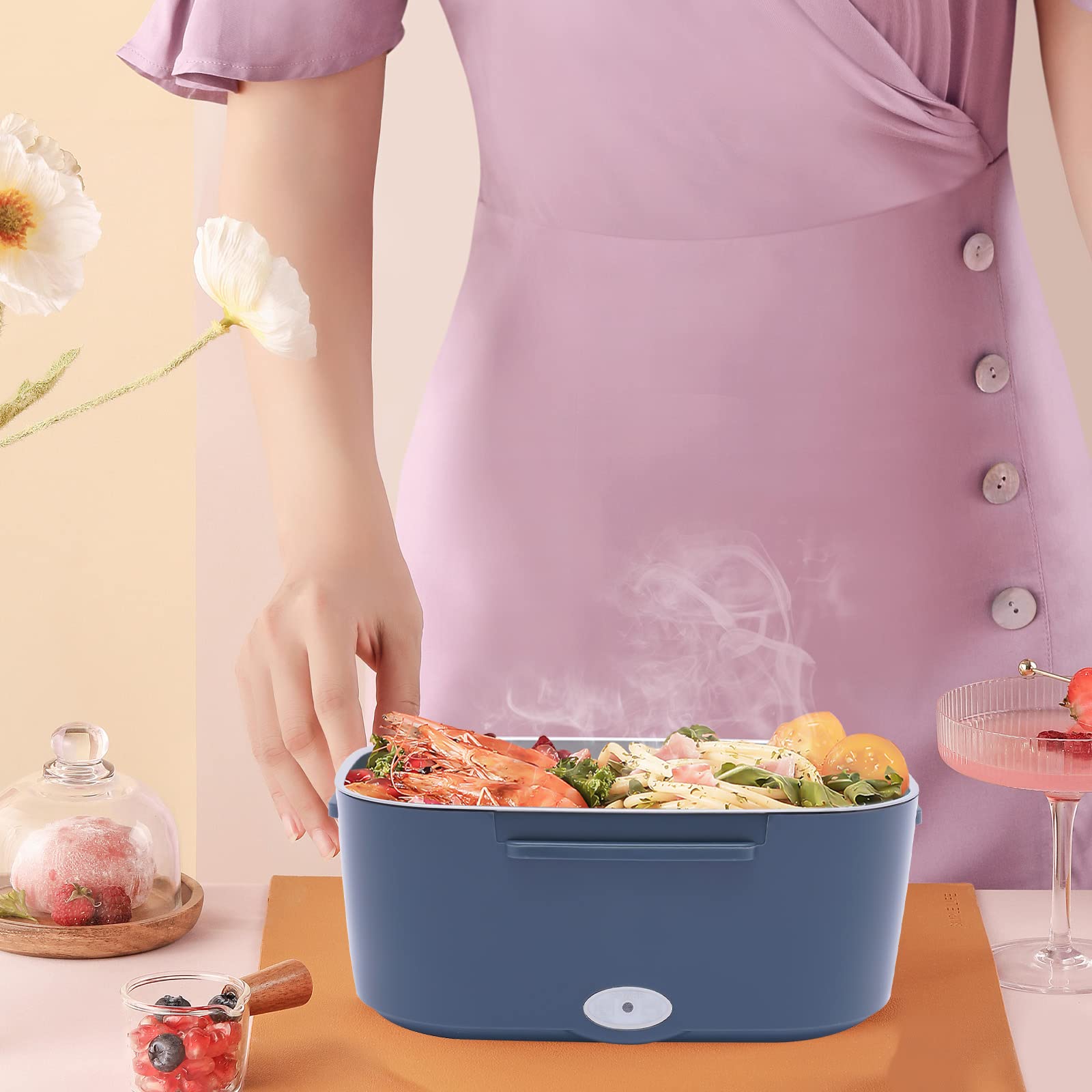 Hermex Scatola per il pranzo elettrica Scatola per il pranzo Contenitore termico riscaldato