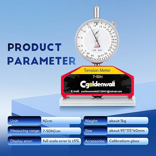 Miniatura 7 de CGOLDENWALL Medidor de tensión de impresión de pantalla de seda de alta precisión Medidor de tensión de malla Medidor de fuerza Medidor de tensión