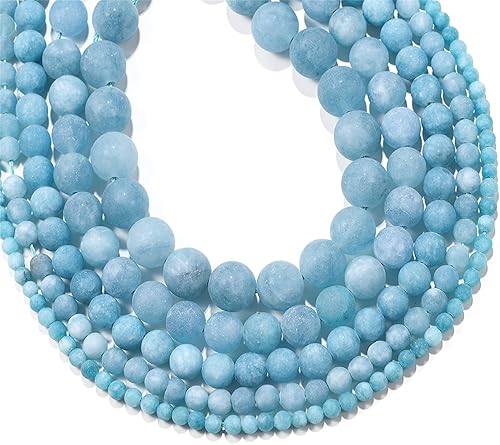 Cuentas de piedra verde esmeralda mate natural de 0.472 pulgadas (0.472 in), cuentas redondas sueltas de jaspe para manualidades, pulseras,