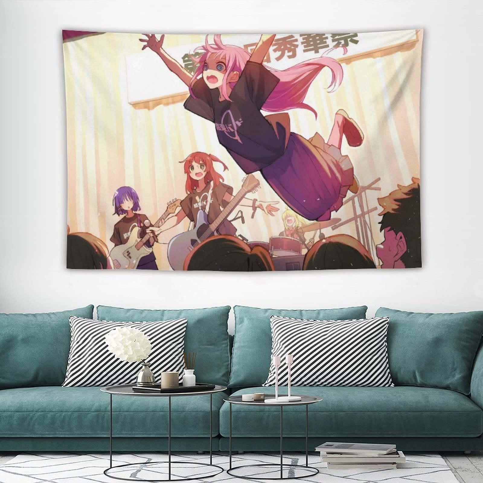Amazon.co.jp: ぼっちざろっく タペストリー アニメ 大判 タペストリー